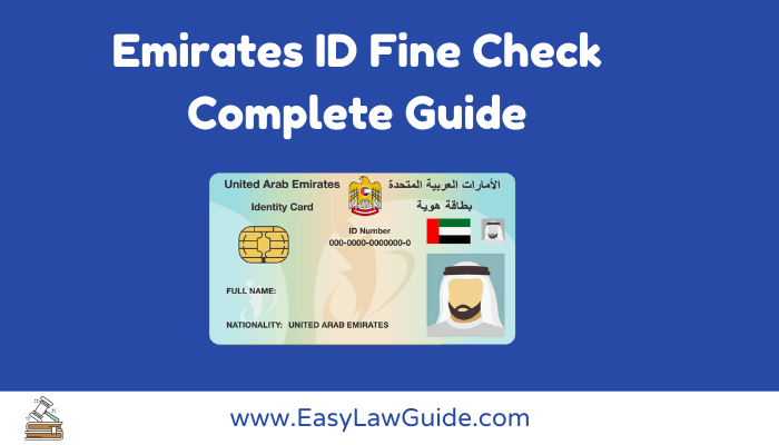 How to Check Emirates ID Fine in 2 Steps?