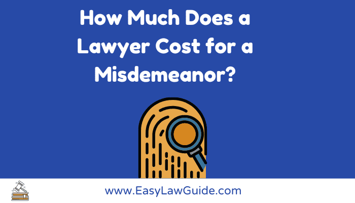 How Much Does a Lawyer Cost for a Misdemeanor?